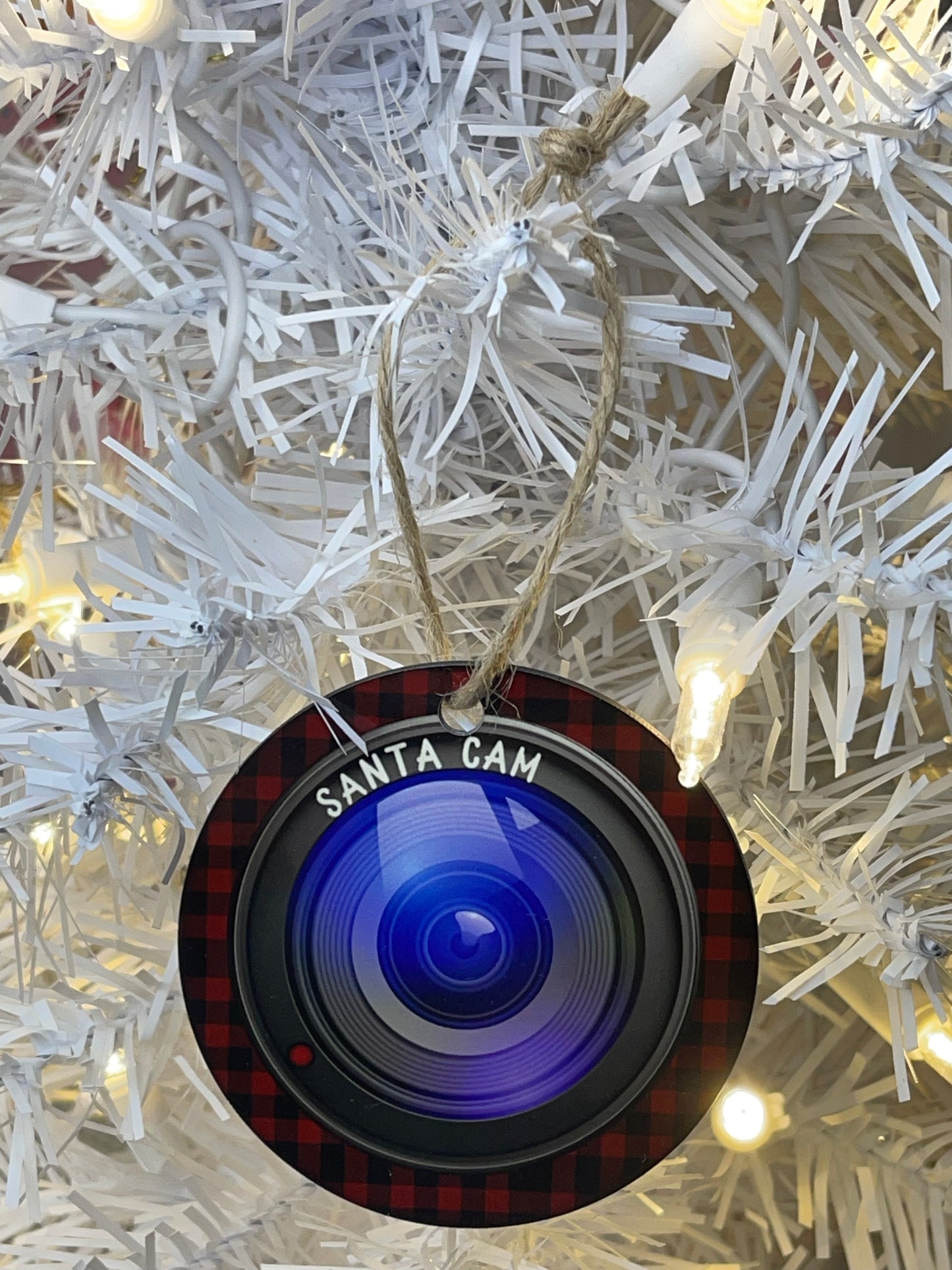 Santa Cam Ornament