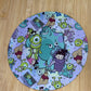 Monsters Round Mouse Pad