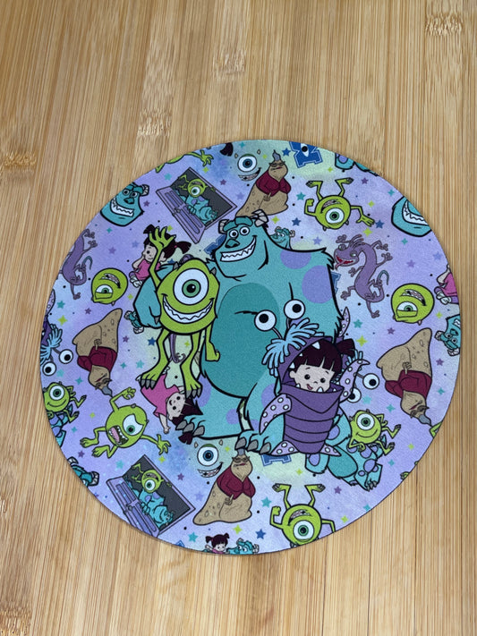 Monsters Round Mouse Pad