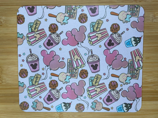 Mouse pad - Pink Foodie