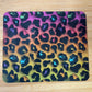 Hot pink, Orange, Lime green Leopard print Mouse Pad