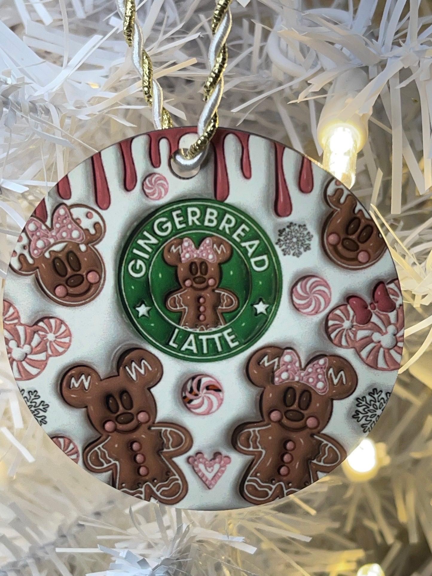 Mouse Gingerbread Ornament