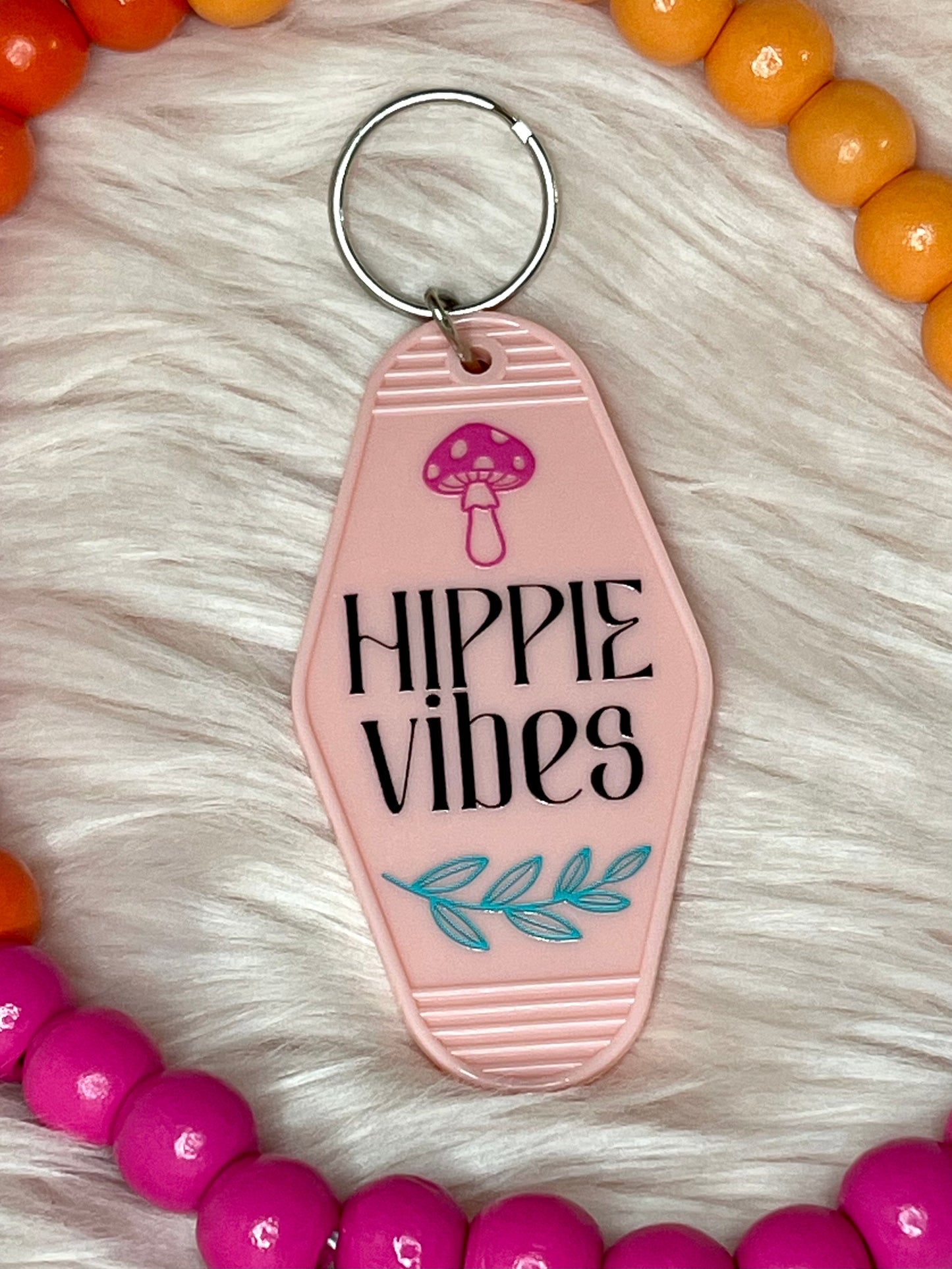 Motel Key Tag - Hippie vibes