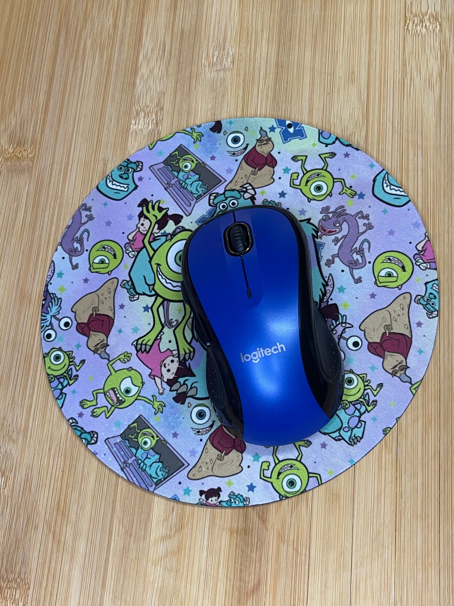 Monsters Round Mouse Pad