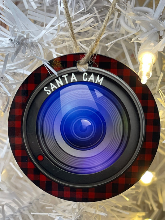 Santa Cam Ornament