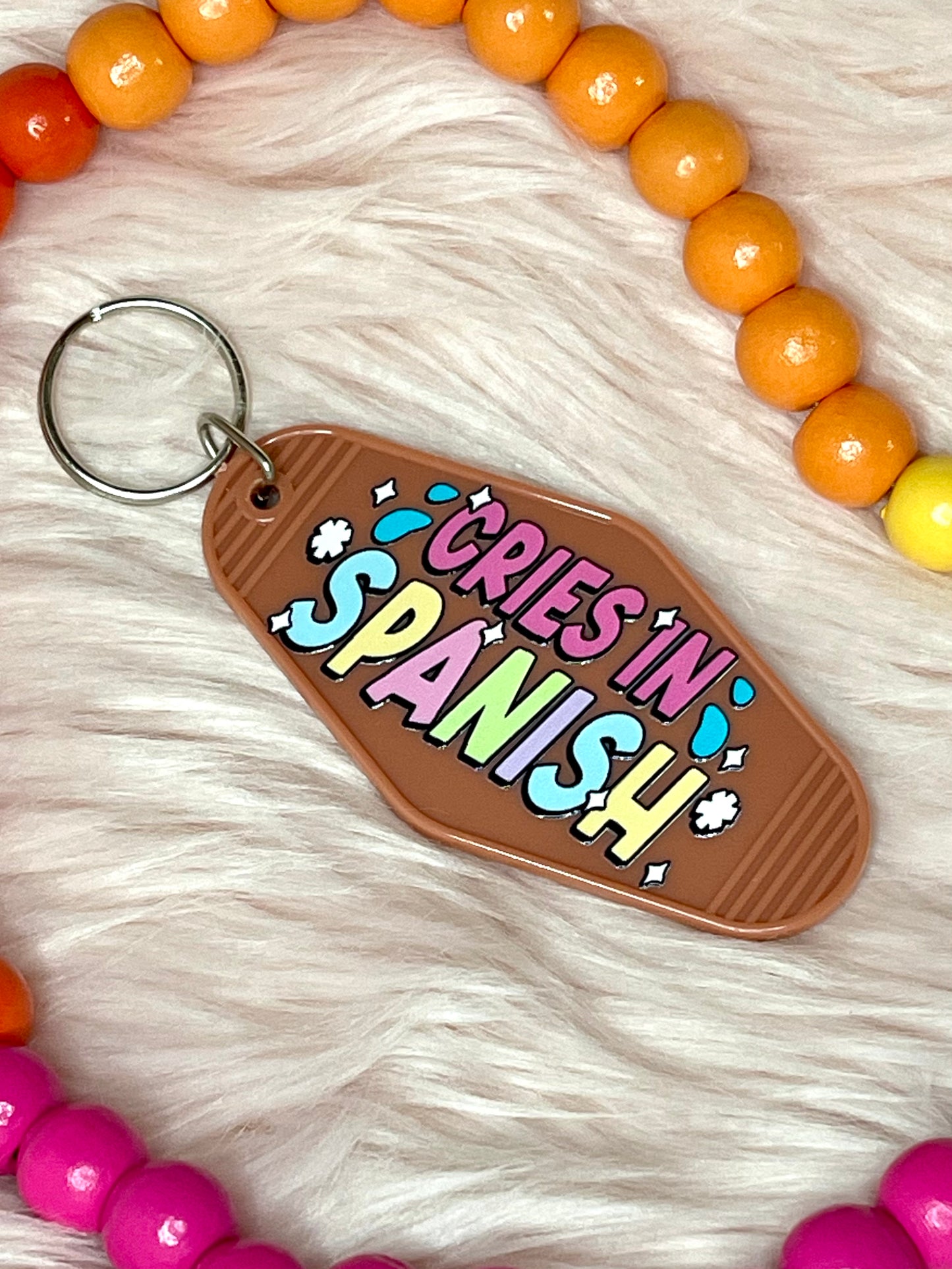 Motel Key Tag - Cries in Spanish