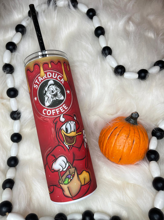 Halloween GLOW-IN-THE-DARK Duck Tumbler