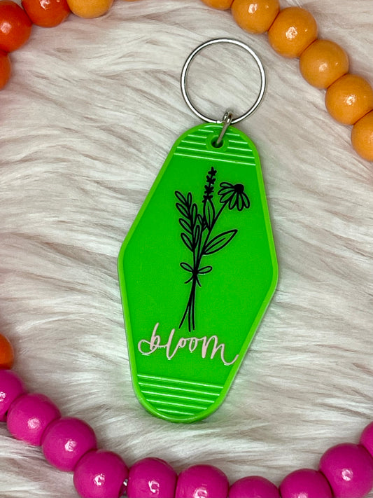 Motel Key Tag - Bloom