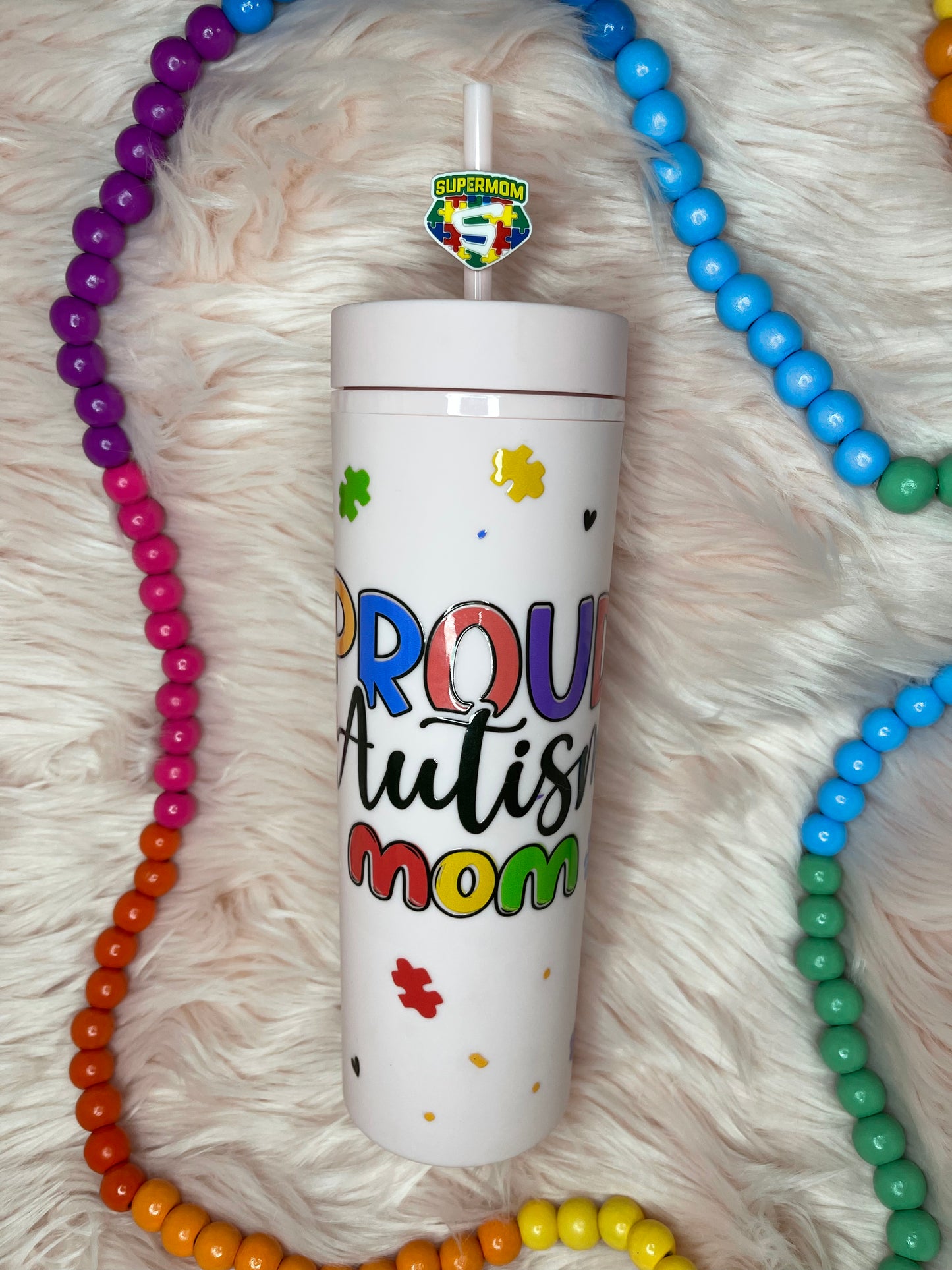 Proud Autism Mom Tumbler