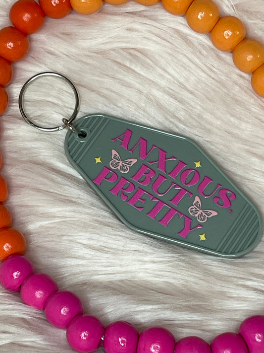 Motel Key Tag - Anxious but Pretty