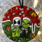 Skeleton & Grinch Ornament