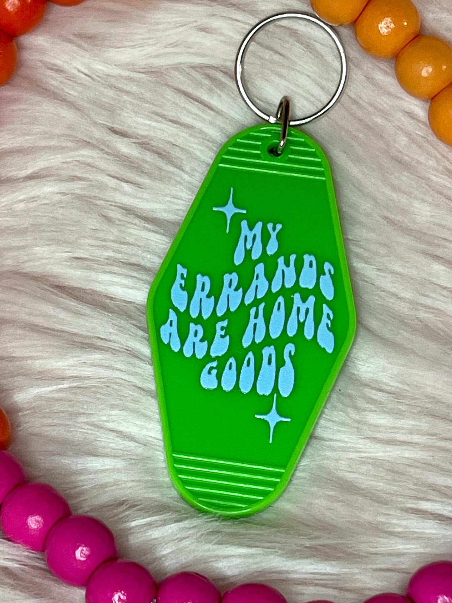 Motel Key Tag - My Errands are Home Goods