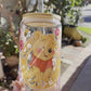 Cute Honey Bear Glass Cup