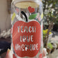 Teach, Love, Inspire Glass Cup